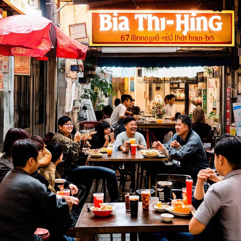 Không gian và không khí nhộn nhịp tại Bia Thư Hằng Ngô Thì Nhậm